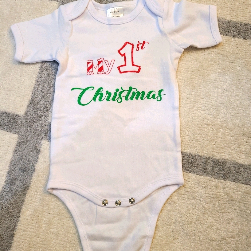My 1st Christmas Onesie